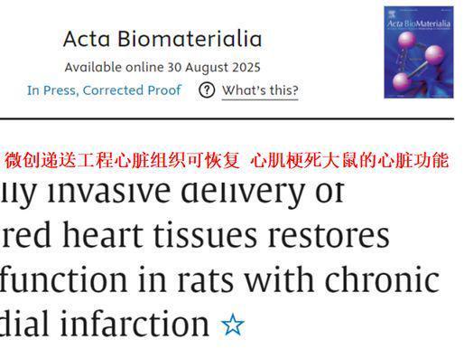 无需开胸!美科学家用干细胞种出心肌80岁亦可“无痛换心”?(图1)
