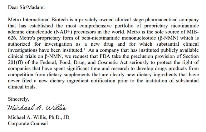 九游娱乐文化：FDA正式批准NMN合法身份抗衰教父辛克莱垄断市场想法落空(图11)